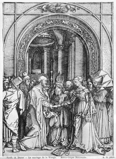 The marriage of the Virgin, from the 